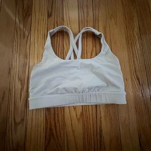 Lululemon White energy bra size 4